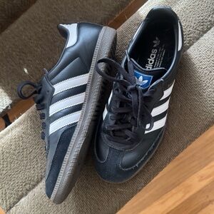 Adidas Sambas Black 8.5W / 7.5M Sneakers